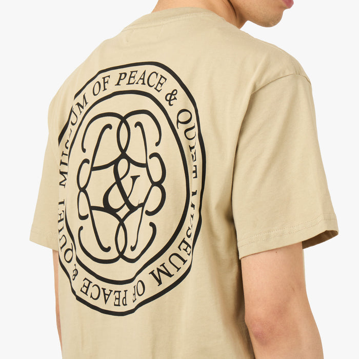 Museum of Peace & Quiet Symbol T-Shirt / Tan