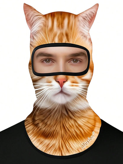 Musion 1/2/3PCS 3D Cat Ski Balaclava Sheisty Face Mask With Ears