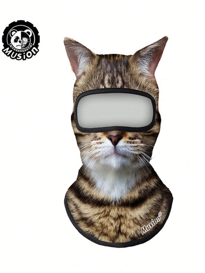 Musion 1/2/3PCS 3D Cat Ski Balaclava Sheisty Face Mask With Ears