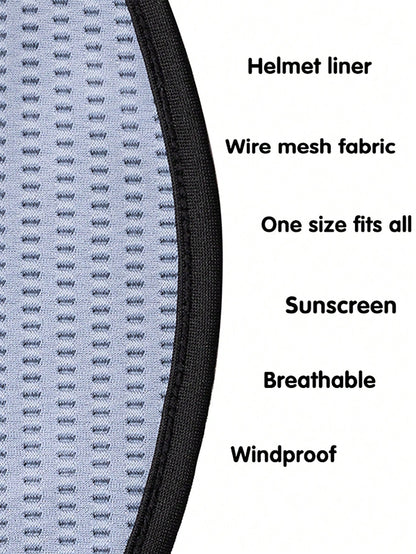 Musion 1/7PCS Printed Tie Back Durag, Motorcycle Skull Cap,Breathable Mesh Motorcycle Helmet Liner Cap, Sweat Wicking Wind Resistant Do Rag Head Wrap For Motorbike Riding, Cycling & Motorsports