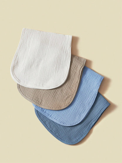 Muslin Burp Cloths Large Hand Washcloths For Boys & Girls, Baby Essentials Extra Absorbent And Soft Burping Rags For Newborn Registry (4 Packs, 20" X10")