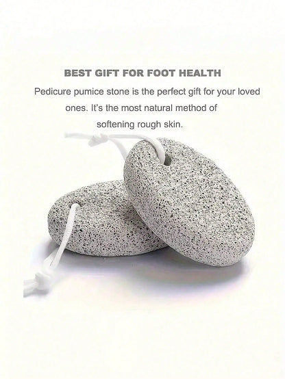 Natural Pumice Stone, Reusable Pedicure Tools,Hard Skin Callus Remover For Feet And Hands, Callus Remover With Pumice Stone,Professional Pedicure Tool Set,Foot Scrub, For Heavy Callused Feet Hands & D