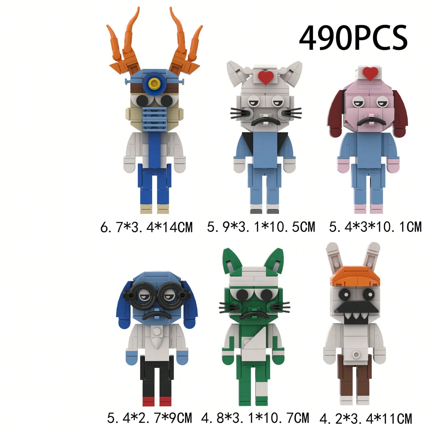New Animal Hospital Anima Hospital Game Peripheral Assembly Toy Building Block Model Figure Gift