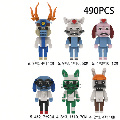 New Animal Hospital Anima Hospital Game Peripheral Assembly Toy Building Block Model Figure Gift