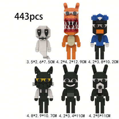 New Animal Hospital Anima Hospital Game Peripheral Assembly Toy Building Block Model Figure Gift