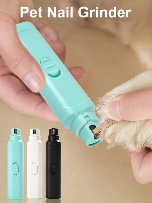 New Automatic Pet Nail Grinder Electric Paw Trimmer, High Power Small Dog Cat Nail Clipper, Humanized Design, Easy To Operate,, Portable, Elegant Appearance