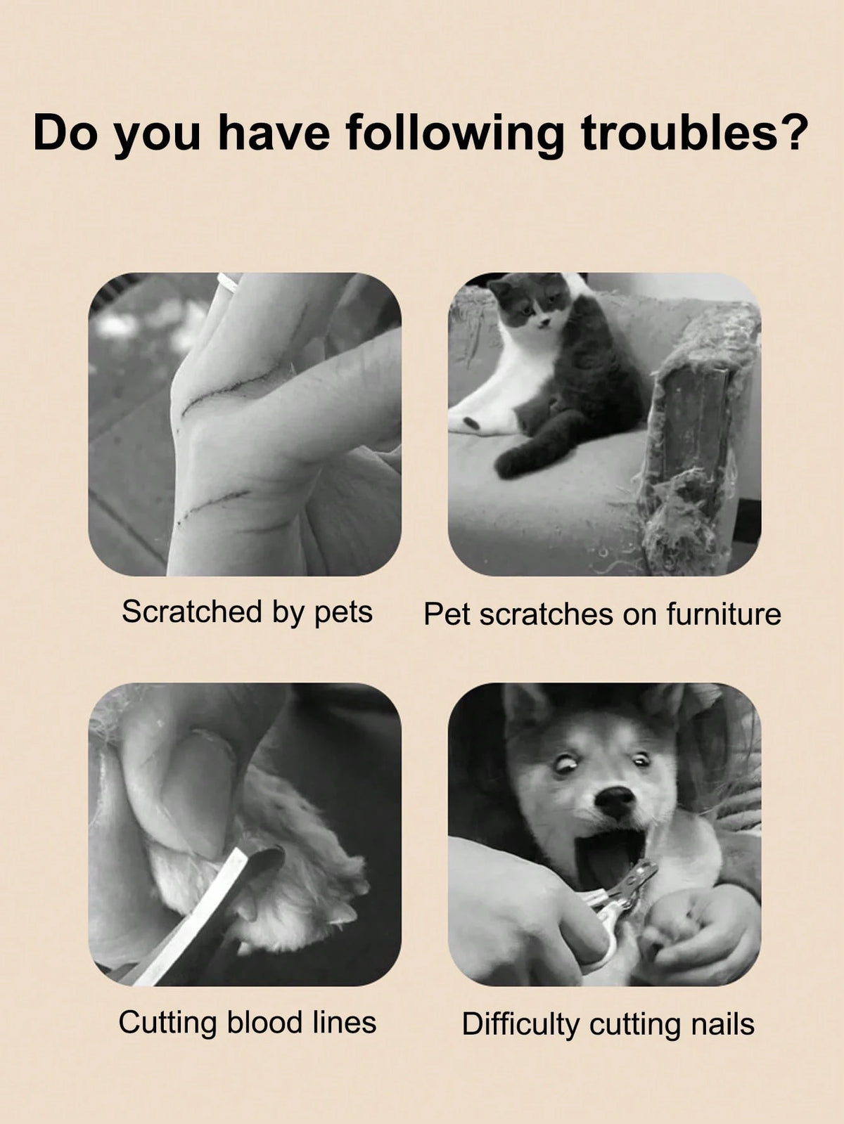 New Automatic Pet Nail Grinder Electric Paw Trimmer, High Power Small Dog Cat Nail Clipper, Humanized Design, Easy To Operate,, Portable, Elegant Appearance