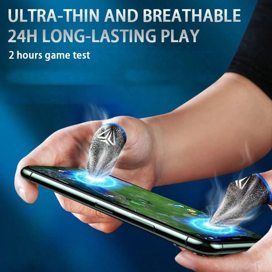 New Breathable Anti-Sweat Gaming Finger Sleeves, Smooth Sliding, Lightweight & Comfortable, Enhance Gameplay Experience