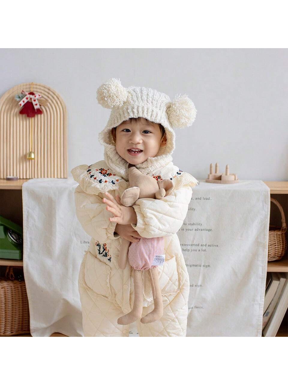 New Cute Forest Animal Doll Children's Toy Small Cute Pink Bow and Blue Mouse Doll Children's Birthday Gift Home Decor