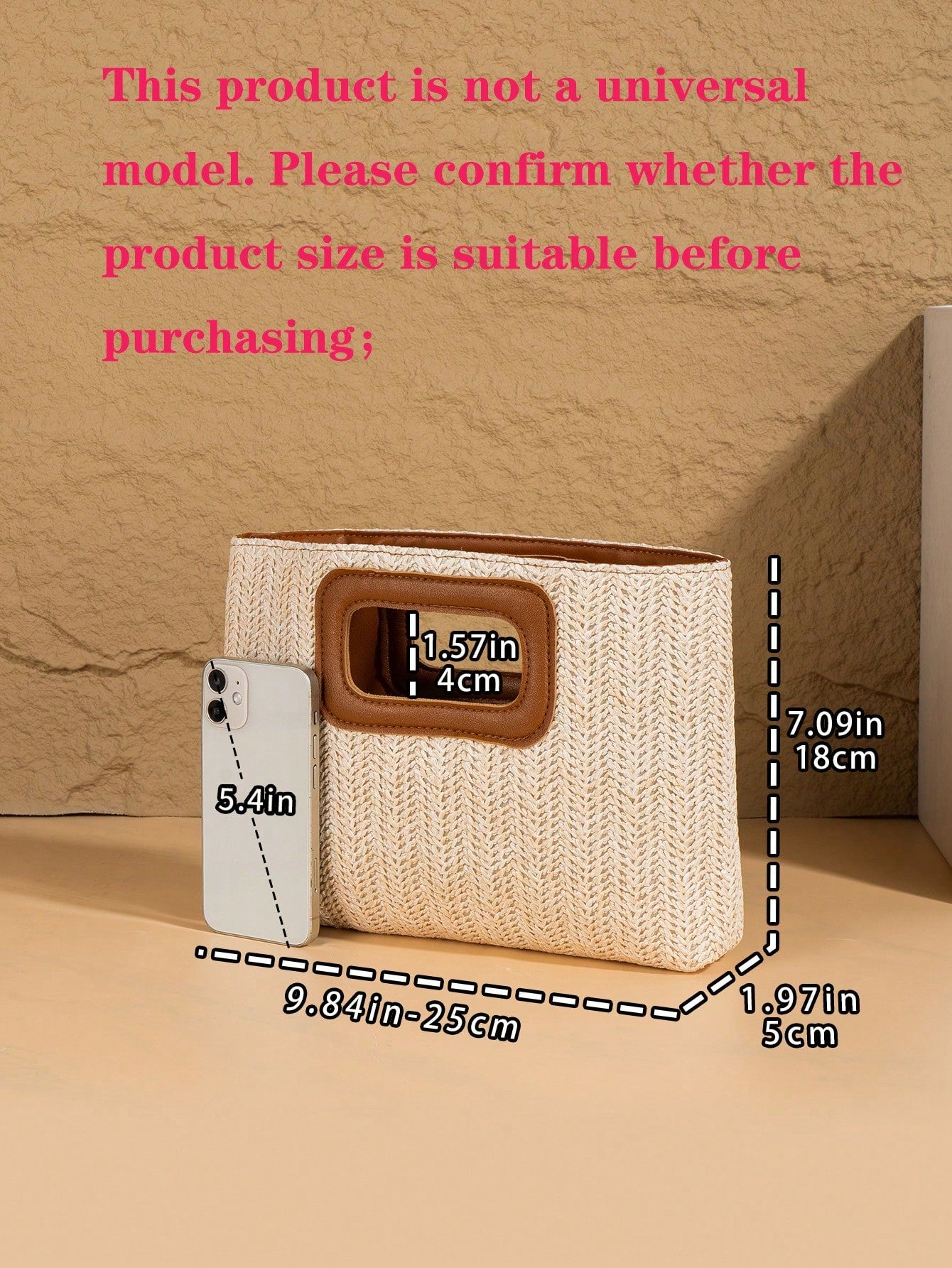 New European & American Style Woven Bag, Vacation Straw Bag, Travel Bag, Fashionable Portable Storage Bag, Beach Bag, Straw Handbag