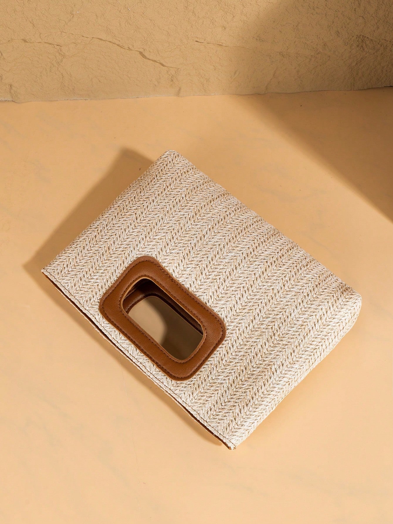 New European & American Style Woven Bag, Vacation Straw Bag, Travel Bag, Fashionable Portable Storage Bag, Beach Bag, Straw Handbag
