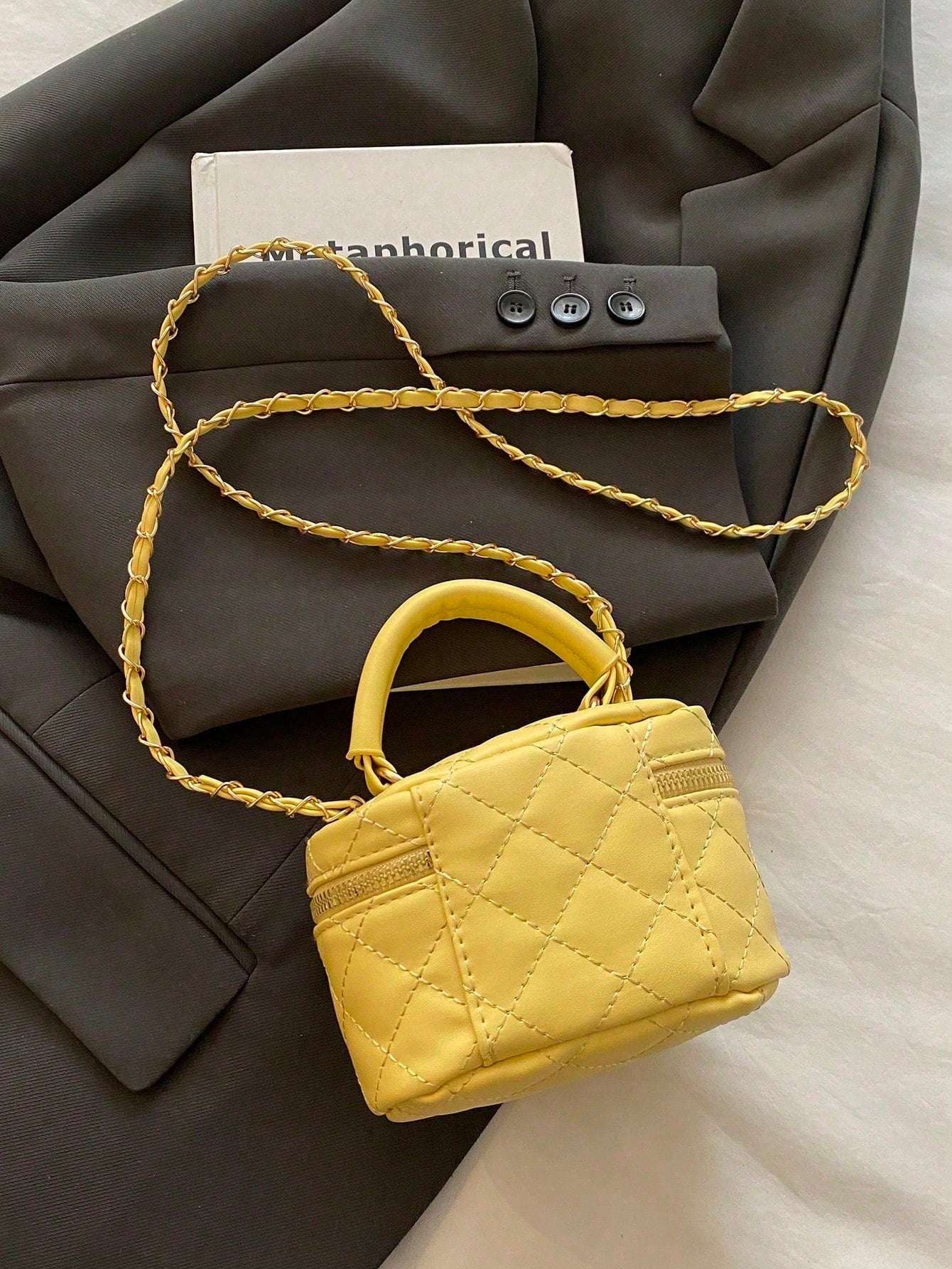 New Fashion Classic Multi-Functional PU Waterproof Fabric Quilted Women's Handbag