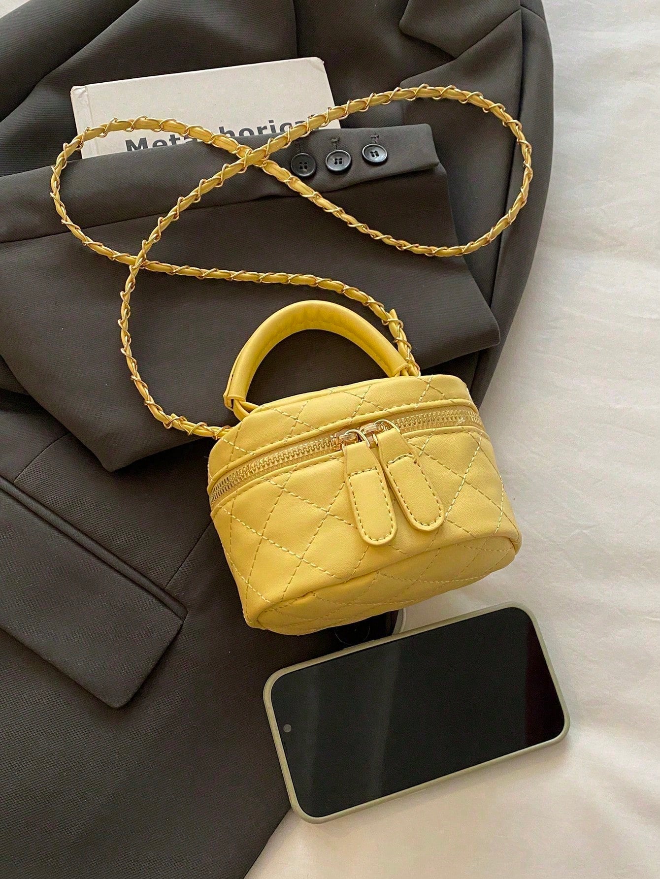 New Fashion Classic Multi-Functional PU Waterproof Fabric Quilted Women's Handbag