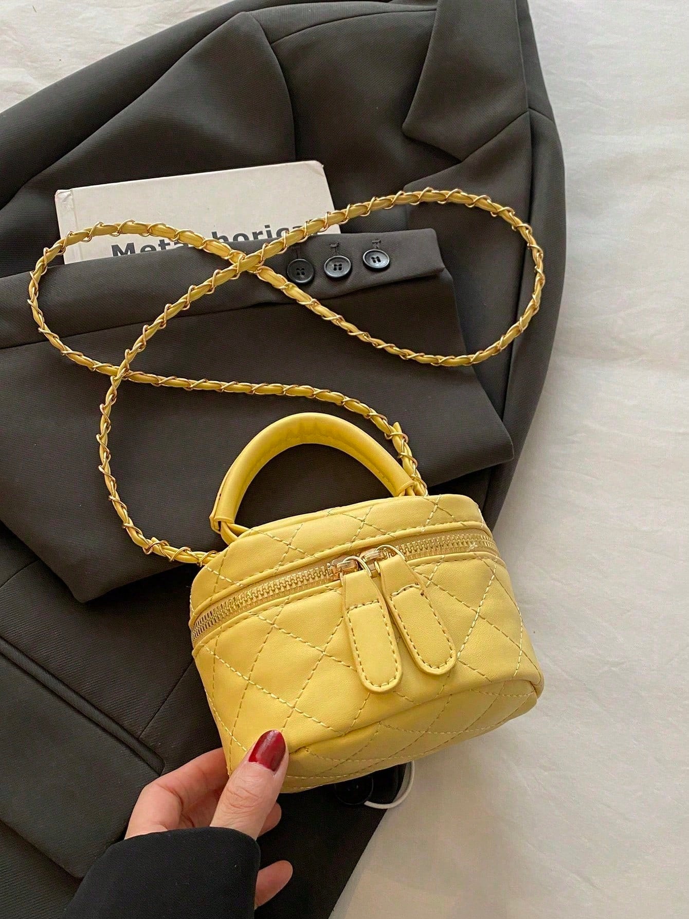 New Fashion Classic Multi-Functional PU Waterproof Fabric Quilted Women's Handbag