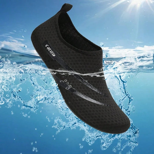 New Men's Quick-Dry Barefoot Slip-On Beach Shoes, Non-Slip Rubber Sole, Swimming Shoes, Beach Shoes, Yoga Shoes, Creek Shoes, Sandals, Outdoor Swimming Shoes, Diving Shoes, Non-Slip Lightweight Water
