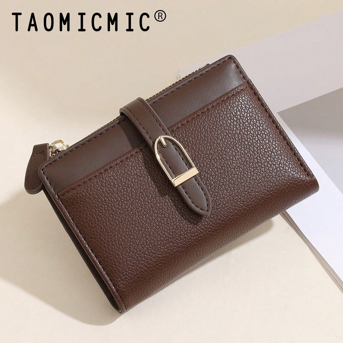 New Patchwork PU Leather Short Women Wallet High-End Wallet For Women Travel Portable Lightweight Stylish For Home For Outdoor Daily Use,Ladies Wallet
