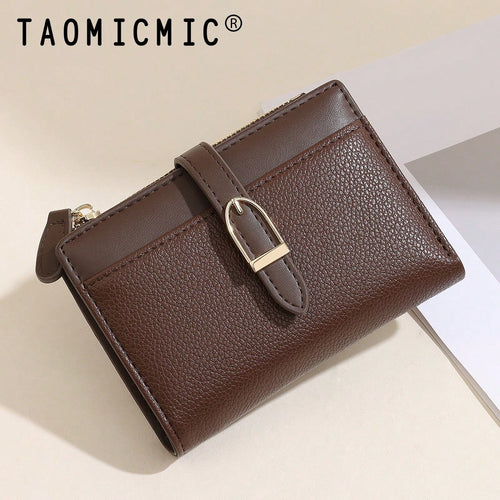 New Patchwork PU Leather Short Women Wallet High-End Wallet For Women Travel Portable Lightweight Stylish For Home For Outdoor Daily Use,Ladies Wallet