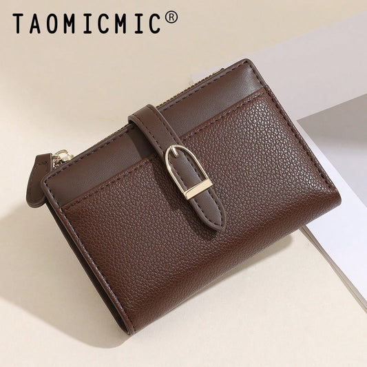 New Patchwork PU Leather Short Women Wallet High-End Wallet For Women Travel Portable Lightweight Stylish For Home For Outdoor Daily Use,Ladies Wallet