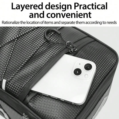 NEWBOLER Bicycle Rear Seat Bag, Mountain Bike Frame Bag, Luggage Bag, Large Capacity Waterproof Travel Bag For Cycling