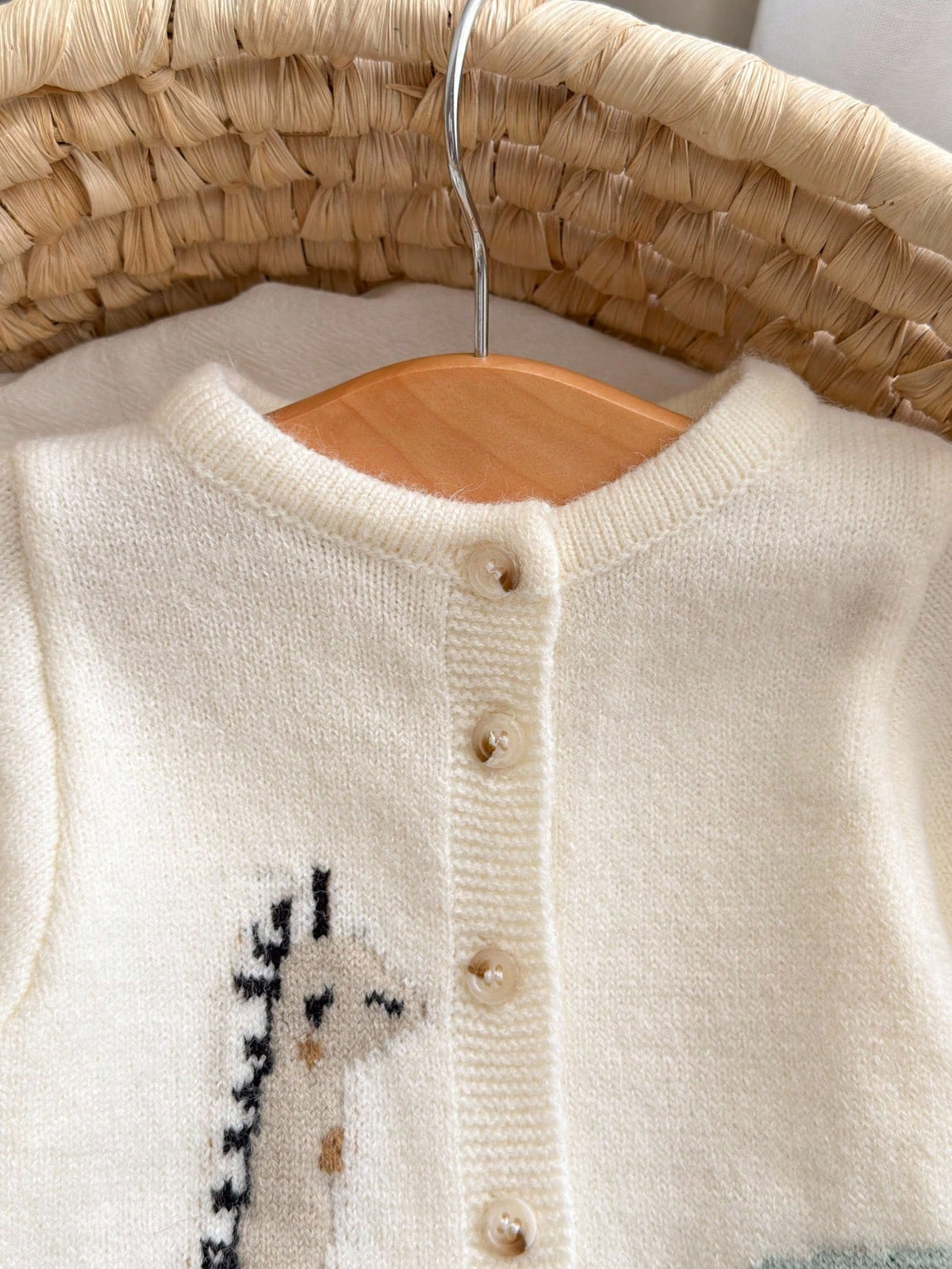 Newborn Baby Girl Cute Cartoon Print Long Sleeve Jumpsuit, Fall/Winter