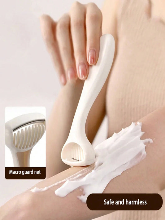 Newest Silky Fuzz Shaving Knife, Skin Blade, Gentle Trimming Without Harming Skin, No Black Spots, Razor For Leg & Underarm Hair Removal Beauty Makeup Tool, Women's Depilator, Portable Rubber Eraser