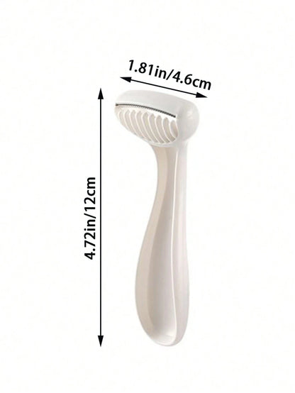Newest Silky Fuzz Shaving Knife, Skin Blade, Gentle Trimming Without Harming Skin, No Black Spots, Razor For Leg & Underarm Hair Removal Beauty Makeup Tool, Women's Depilator, Portable Rubber Eraser
