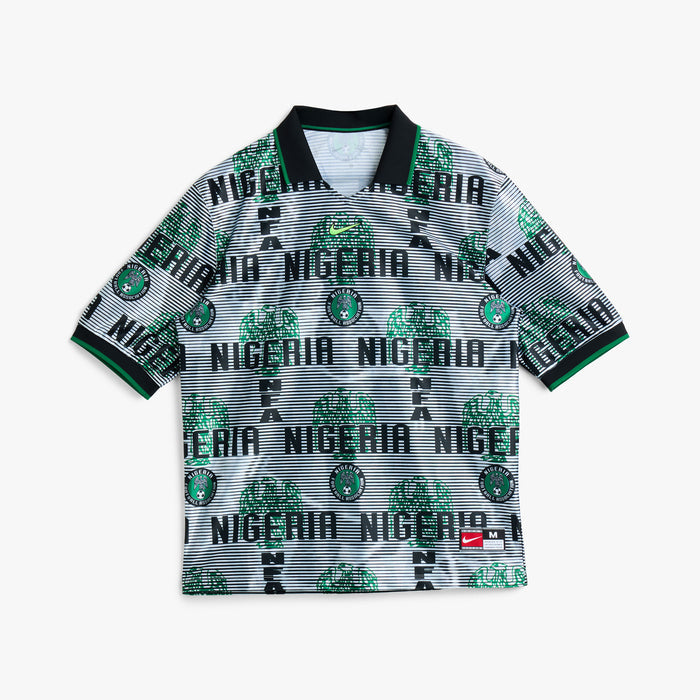 Nike Nigeria Energy Jersey White / Black - Pine Green