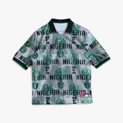 Nike Nigeria Energy Jersey White / Black - Pine Green