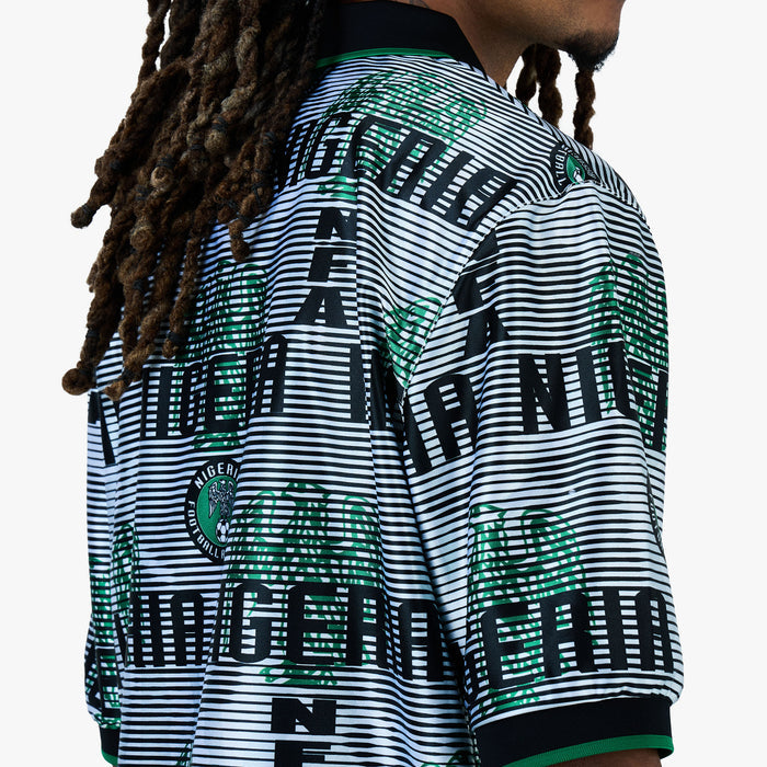 Nike Nigeria Energy Jersey White / Black - Pine Green