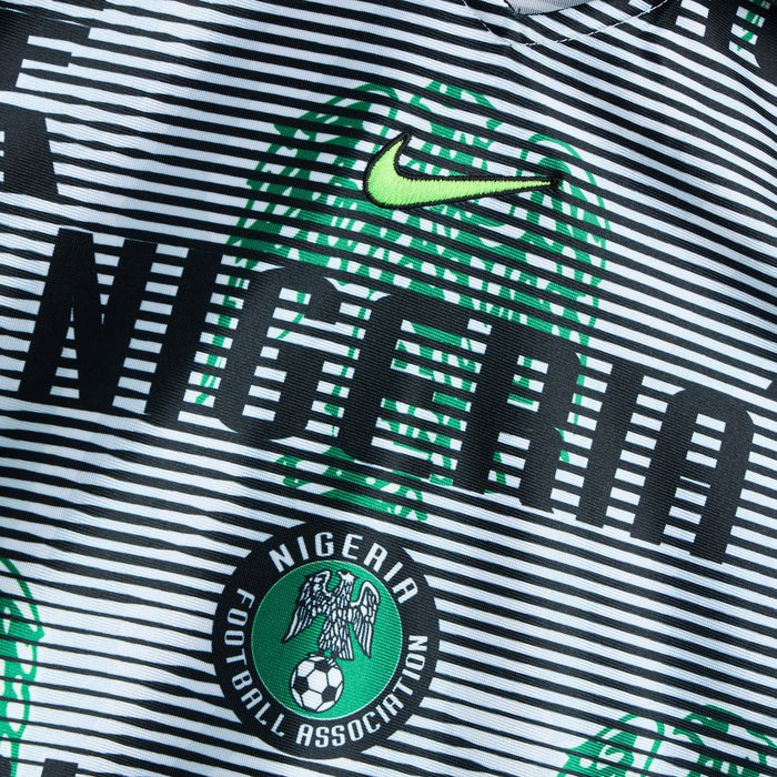 Nike Nigeria Energy Jersey White / Black - Pine Green