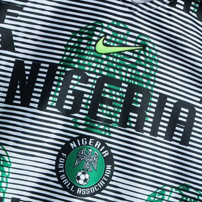 Nike Nigeria Energy Jersey White / Black - Pine Green