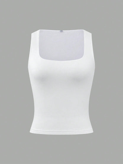 NOIRLYN Women's Summer/Autumn Y2K Sexy Camisole Tank Top, Slim Fit Layering Basic Top, Suitable For Daily Wear Casual