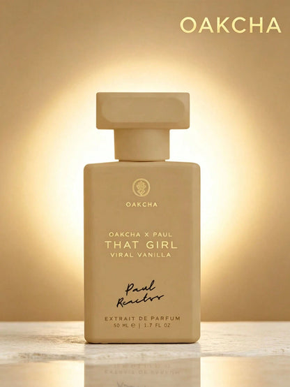 Oakcha That Girl| Viral Vanilla 1.7oz Eau De Parfum, Oriental Vanilla Gourmand Fragrance, Comfortable Long Lasting Scent For Men And Women For Daily Wear