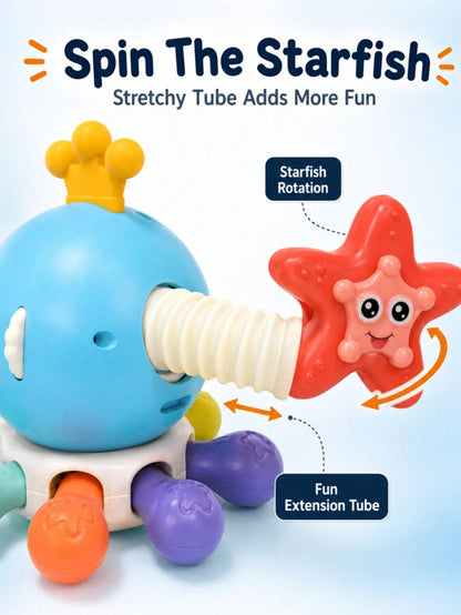 Octopus Rotating Toy, Baby Toy, Educational Learning Toy, Boy Girl Toy, Crawling Toy, Newborn, Toy, Sensory Toy, 18 Months+ Gift, Baby