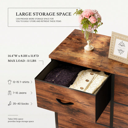 OLIXIS Dressers Bedroom Furniture,Tall Black Dresser For Bedroom With 10 Drawers, Chest Of Drawers, Storage Organizer Unit With Fabric Bins For Closet, Hallway, Living Room, Entryway