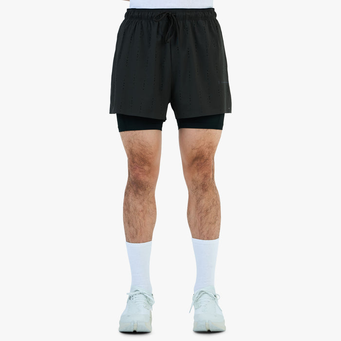 On x PAF Zero 2-in-1 Shorts PAF Molasse / Black