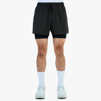 On x PAF Zero 2-in-1 Shorts PAF Molasse / Black