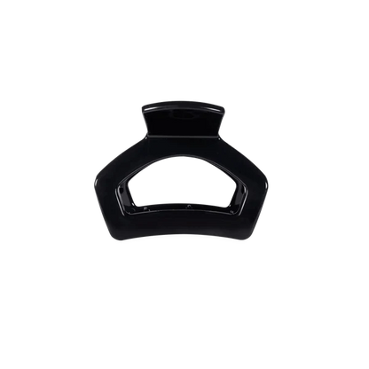 Open Jet Black Petite Hair Clip