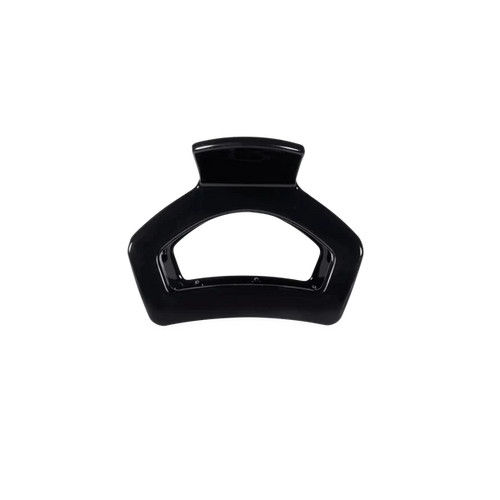 Open Jet Black Petite Hair Clip