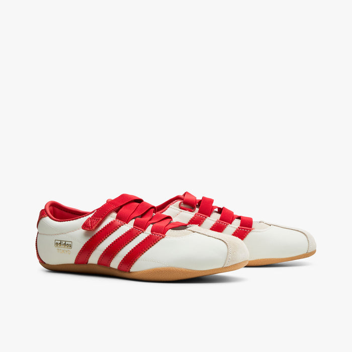 adidas Originals Women's Tokyo Mary Jane Cream White / Red