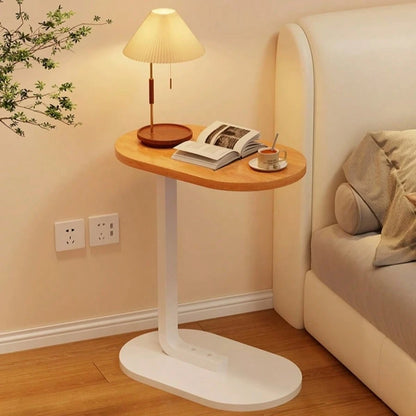 Oval Side Table, Desk And Laptop Table, A Movable Side Table, Suitable For Home And Office Scenes, Coffee Table And Bedside Sofa Side Table, Small And Light, Multi-Color Optional