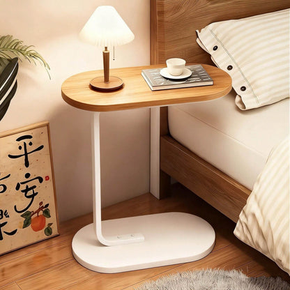 Oval Side Table, Desk And Laptop Table, A Movable Side Table, Suitable For Home And Office Scenes, Coffee Table And Bedside Sofa Side Table, Small And Light, Multi-Color Optional
