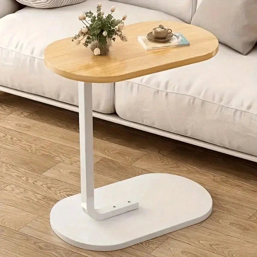 Oval Side Table, Desk And Laptop Table, A Movable Side Table, Suitable For Home And Office Scenes, Coffee Table And Bedside Sofa Side Table, Small And Light, Multi-Color Optional