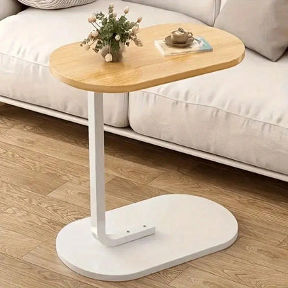 Oval Side Table, Desk And Laptop Table, A Movable Side Table, Suitable For Home And Office Scenes, Coffee Table And Bedside Sofa Side Table, Small And Light, Multi-Color Optional