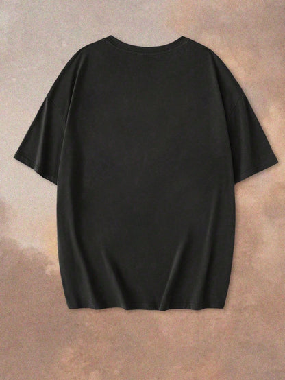 Overstimulated Oversized Women Loose Fit Round Neck Short Sleeve T-Shirt Casual Pink Summer