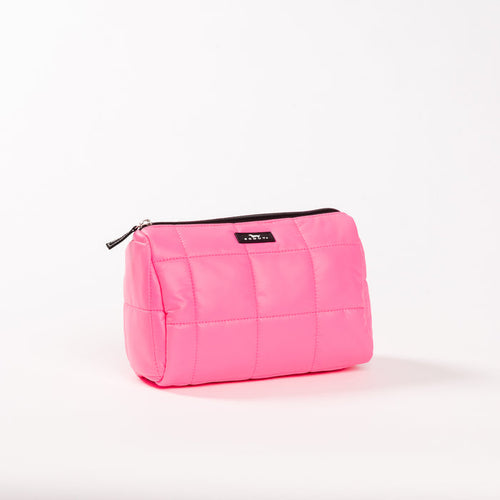 Packin Heat Toiletry Bag Pop Pink Box Quilted