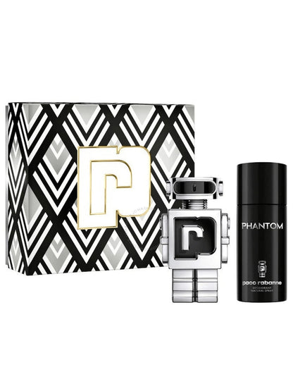 Paco Rabanne [Perfume Bundle]1 Million 2 Pcs Set For Men (EDT 100ml+Shower Gel 100ml)+Phantom 2 Pcs Set For Men (EDT 100ml+Deodorant Spray 150ml)  3.4oz/100ml*2+3.4oz/100ml+5.1oz/150ml