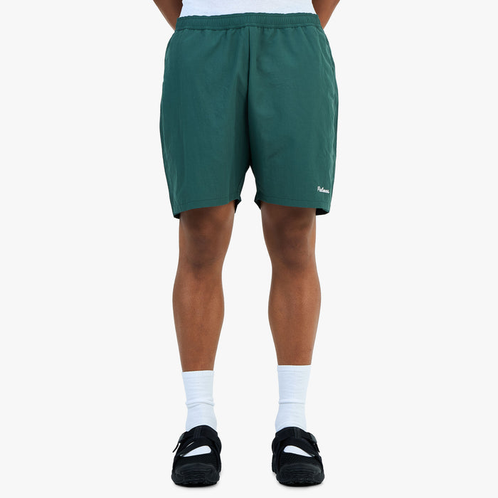 Palmes Logo Tennis Shorts / Dark Green