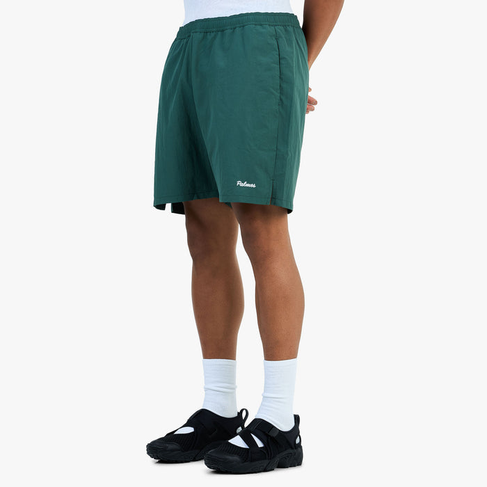Palmes Logo Tennis Shorts / Dark Green