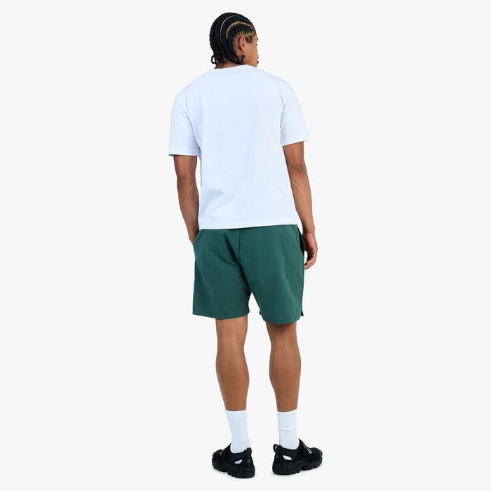 Palmes Logo Tennis Shorts / Dark Green